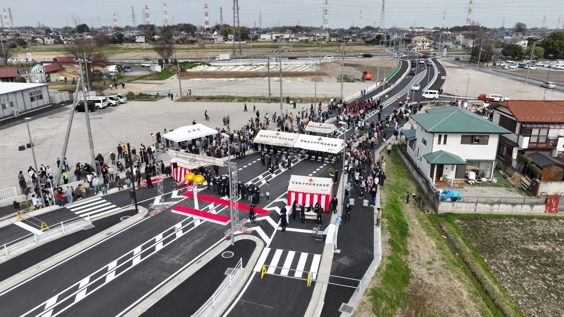 白岡宮代線開通式