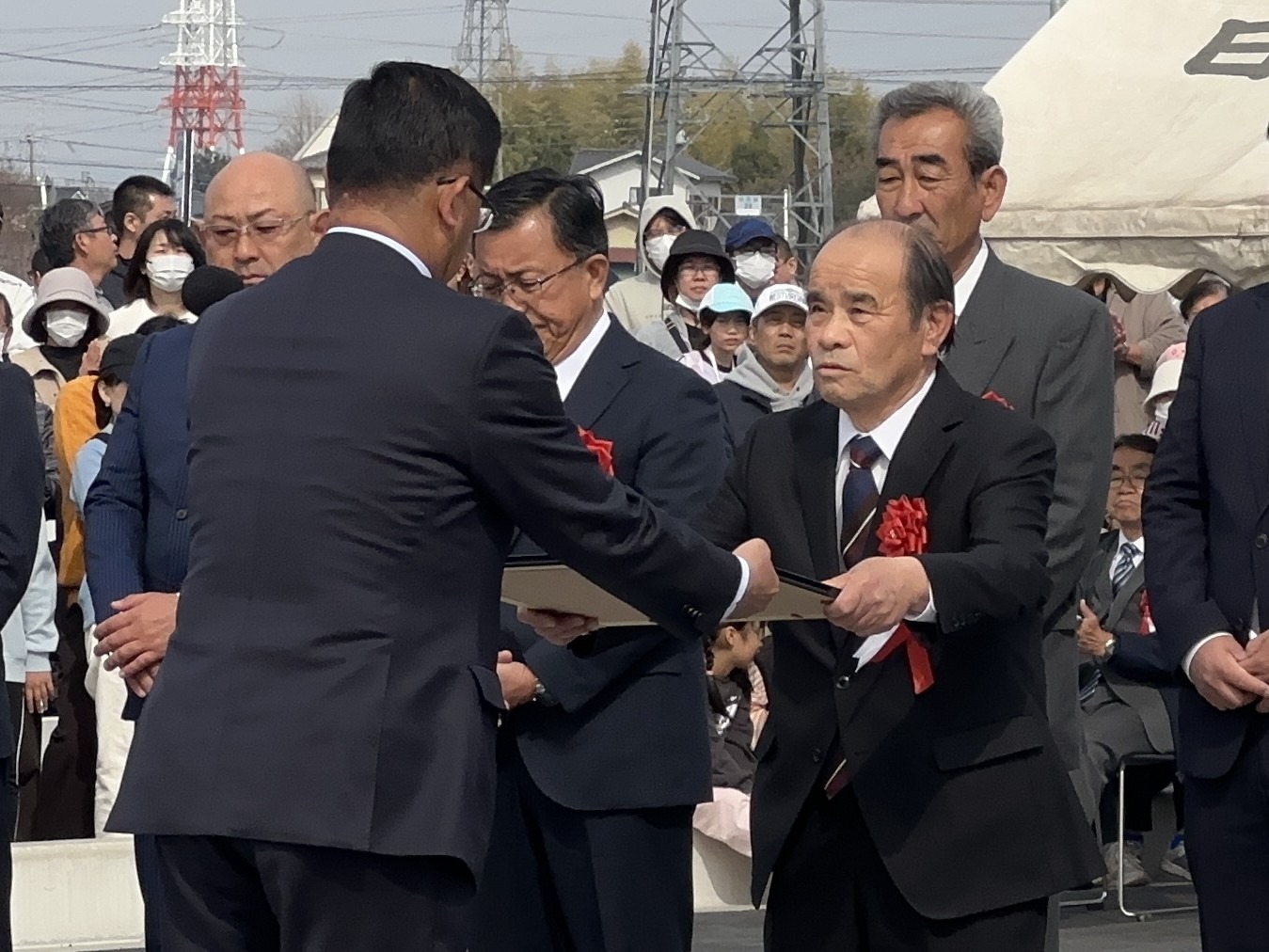 白岡宮代線開通式